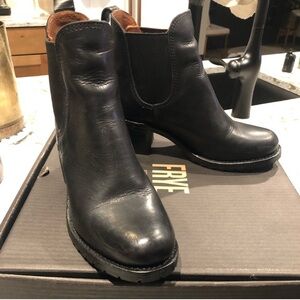 Frye Black Heeled Boots for Women Size 9.5